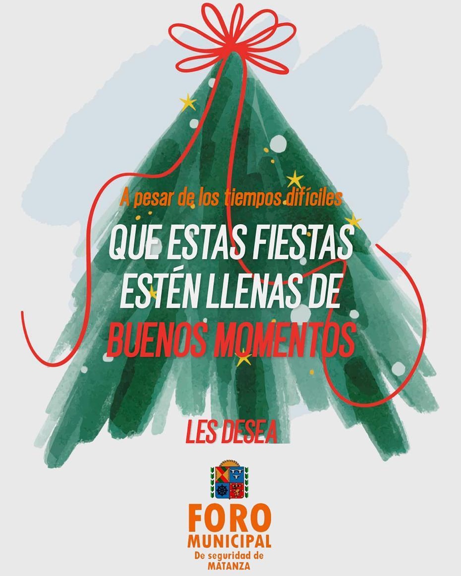 casadauria's tweet photo. Salutación enviada desde el Foro Municipal de seguridad de La Matanza
El Foro Municipal de Seguridad de La Matanza, saluda y comparte con ustedes estos Buenos Momentos Festivos y les desea una próspera Navidad y Año Nuevo
#ForosVecinales
#ForosdeGenero
#Seguridad
#LaMatanza https://t.co/fvj0jz4SLg