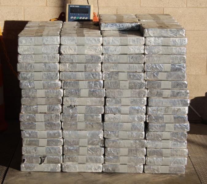 $37 million of methamphetamine off our streets! Pharr International Bridge <a href="/CBP/">CBP</a> officers hit drug traffickers hard by detecting and seizing 1,853lbs of this lethal drug from a commercial shipment of fresh tomatoes. Exceptional work! go.usa.gov/xATp5