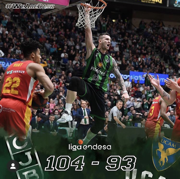 🤯 Casualitats de la vida: Avui hem derrotat l’UCAM Murcia 104-93... exactament amb el mateix resultat que la temporada passada