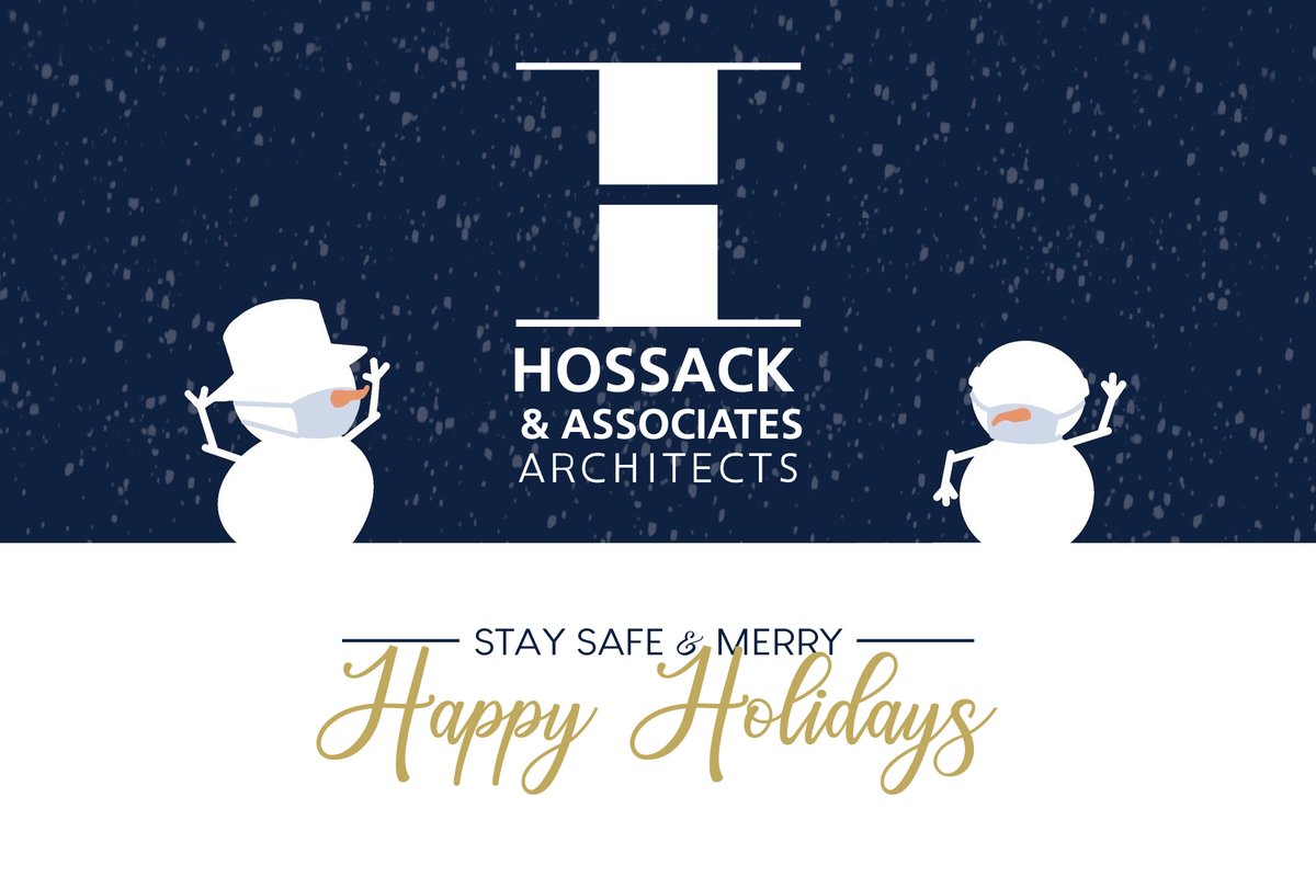 From our family to yours, Hossack &amp; Associates Architects wish you a happy, healthy holiday season #merrychristmas #staysafe #stayhome #newyear #seeyouin2021 #livelearnworkplay