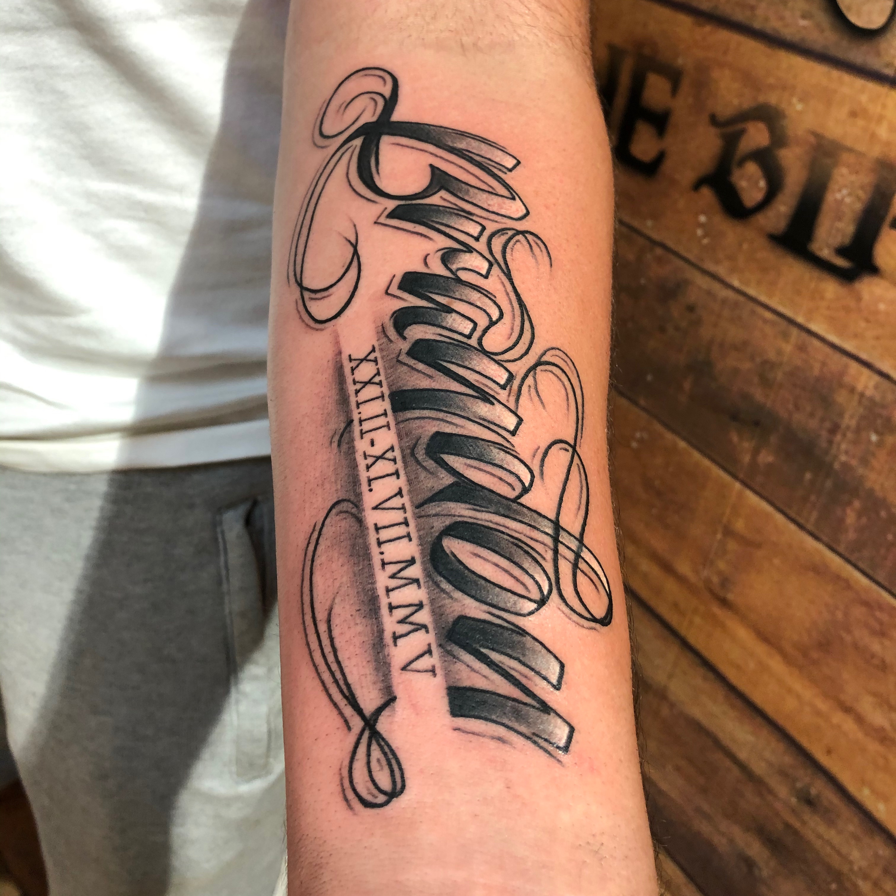 brandon name tattoo