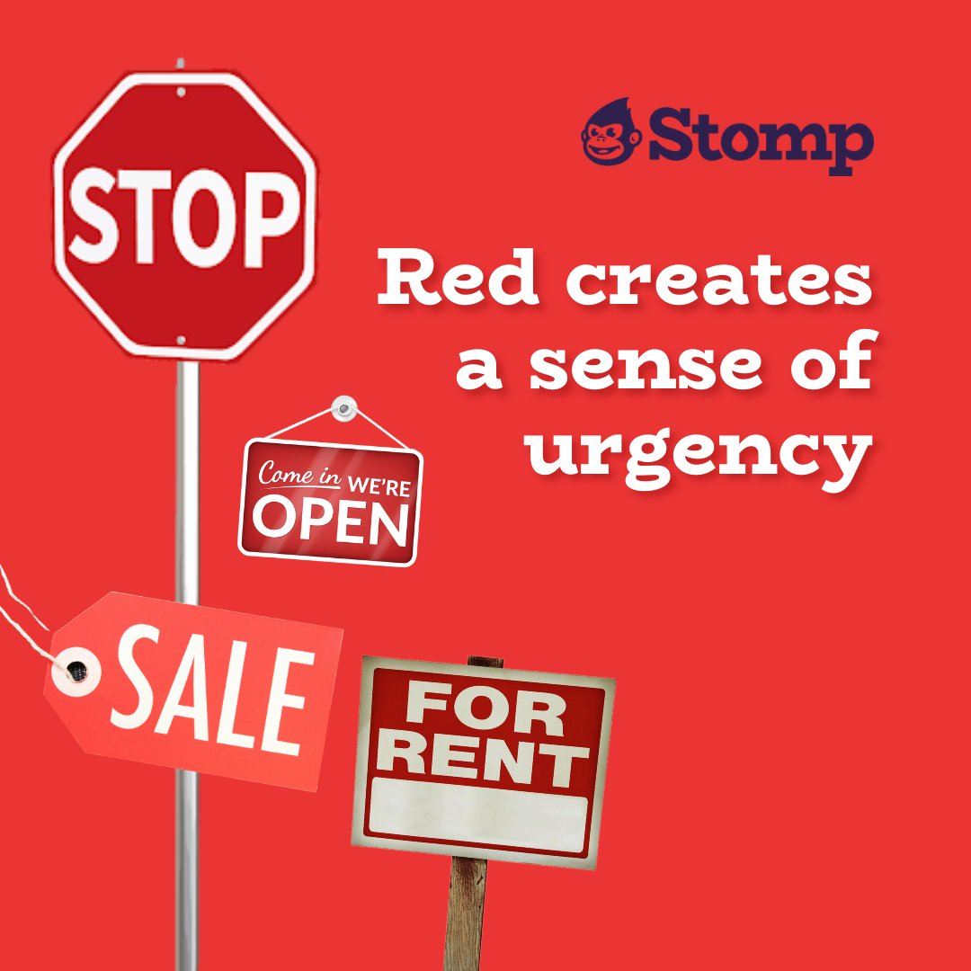 stompstickers's tweet image. Ever wonder why red is often used for clearance sales announcements? The color physically stimulates the body, accelerates the heart rate, and creates a sense of urgency. This is why you can often see this in urgent CTAs buttons.

#redlogo #reddesign #redsticker