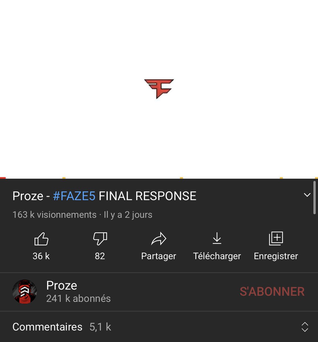 simplyproze's tweet image. merci à tous pour votre support incroyable sur ma vidéo du #FaZe5 on croise les doigts pour les résultats le 27 décembre 🤞❤️