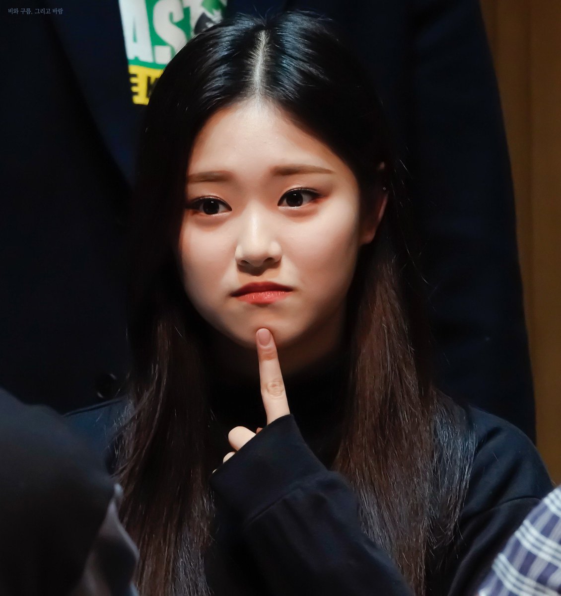 not selfies but she always does this face 