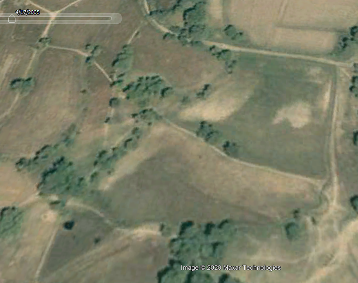 So we investigated the problem. How long has this saline patch & high water table been an issue here? 1. 09/20 - the saline patches & the wet patches r visible. 2. 03/17 - 2 years before we leased this land. 3. 03/09 - >10 years ago, salinity persists4. 04/05 - still there!