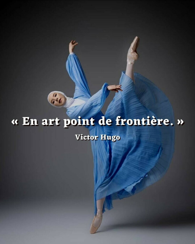 ✨Citation du jour✨
.
.
.
📸 <a href="/stephaniekurlow/">Stephanie Kurlow</a> 
.
.
.
#citation #refletoriental #citationdujour #hijab #danseuseetoile #danseuse #hijabstyle #hijabinspiration #hijabgirl #victorhugo #art ##femmeartiste #musulmanes #musulmane #femmevoilée instagr.am/p/CJJq0v8I8MH/