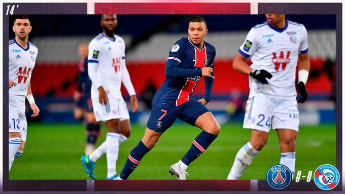 PSG_English's tweet photo. Hoping for a @KMbappe goal tonight 🙏

#PSGRCSA https://t.co/FvpRMW6Dvx