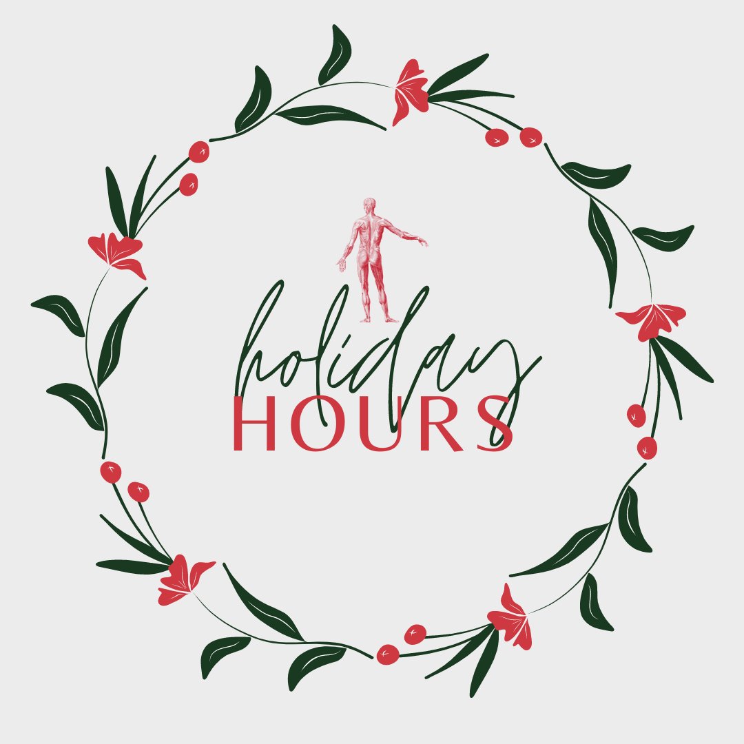 SterlingTherapy's tweet image. Please note Sterling Physical Therapy &amp;amp; Wellness will be closed on December 24th &amp;amp; 25th. We hope you have a wonderful Christmas. #sterlingtherapy #holidayhours