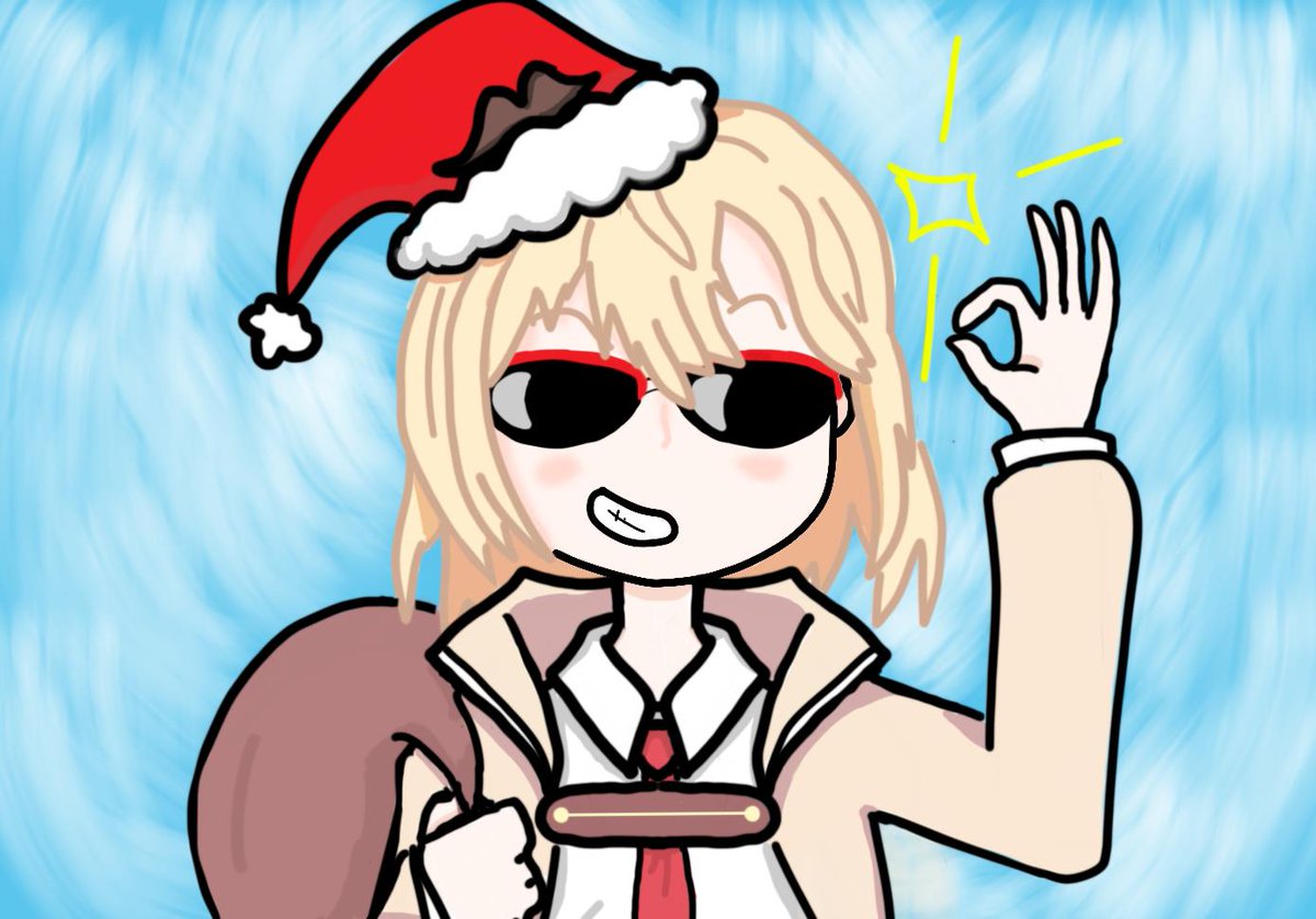 HoloFEST's tweet photo. Just another real quick doodle messing with coloring 

Jolly Ole Saint Watson here with a special present for all the mothers out there ayy lmao 
Happy Holidays
#ameliaRT https://t.co/zNPeYX8SWO
