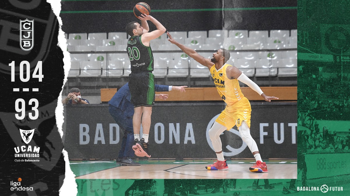 CRÒNICA | Triomf amb pluja de triples a l’Olímpic

🔟 La Penya ha aconseguit la desena victòria a la #LigaEndesa contra <a href="/UCAMMurcia/">UCAM Murcia</a> (104-93)

🗞 bit.ly/2WDtcAN

#BadalonaÉsFutur | #SomLaPenya