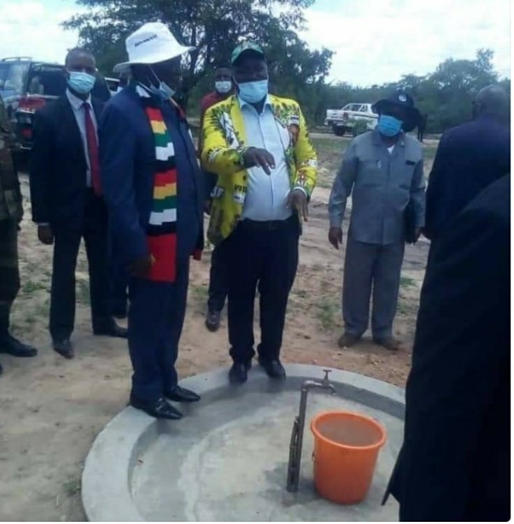advocatemahere's tweet photo. Local man officially opens tap.

We need new leaders.🇿🇼 https://t.co/YOhTgD1l50