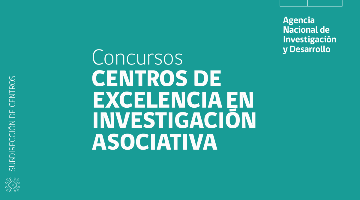 ¡ATENCIÓN! @AnidInforma sobre nuevas convocatorias en investigación asociativa. 
El próximo 5 de enero abriremos los concursos de Centros Basales y de Institutos Milenio en Ciencias Naturales y Exactas. Con ellos incentivamos la promoción de grupos de investigación de excelencia.