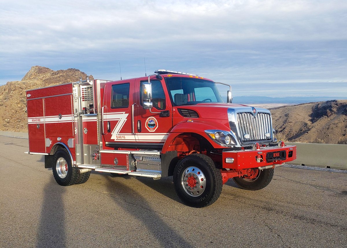 BMEFire's tweet photo. #RecentDelivery: Mount Shasta Fire Department took delivery of their new Wildland Model 34 Fire Apparatus. Thank you for being great clients, we hope this engine serves your community well! https://t.co/4it6ZububQ