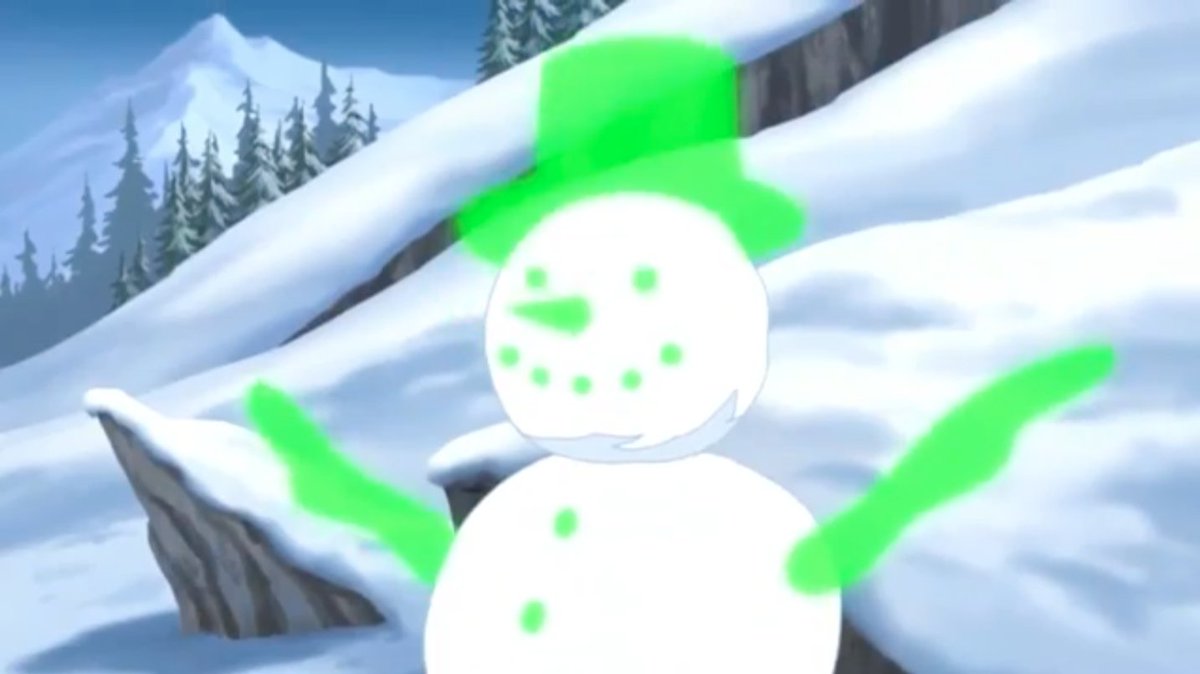 (builds a crude facsimile of a person out of snow) maybe THIS will change your mind!!!