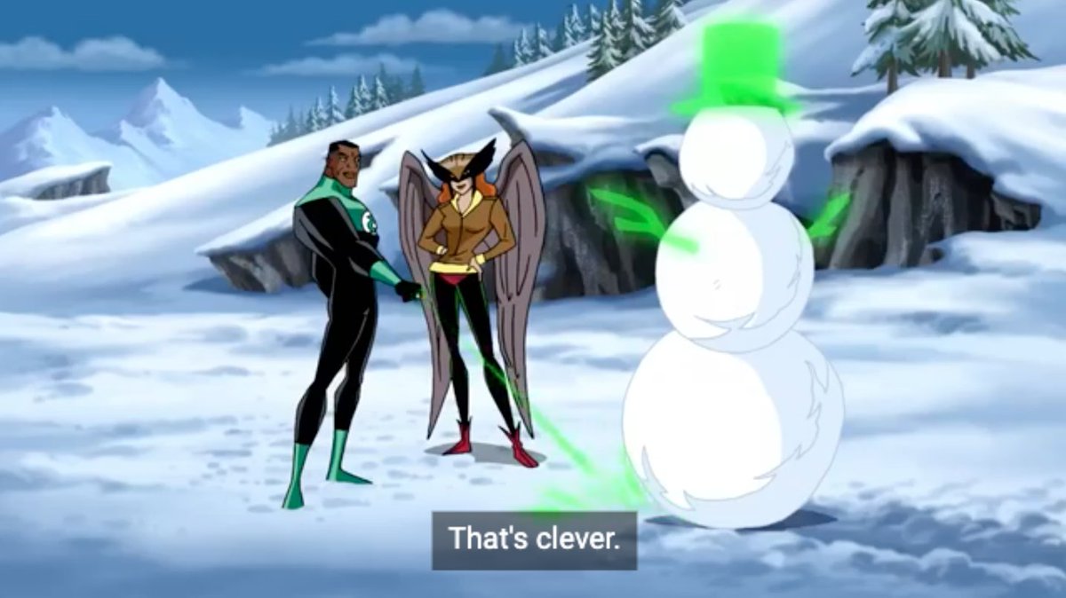 (builds a crude facsimile of a person out of snow) maybe THIS will change your mind!!!