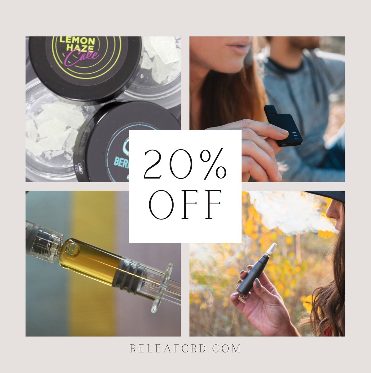 Enter Code: happyholidaze to get 20% off all Vapor Slide products storewide. releafcbd.com
-
-
vape #bestvapes #cbdvape #cbdvapes #dabs #dabpen #oilpen #bongvape #bongvapes - mailchi.mp/b3339aecb688/2…