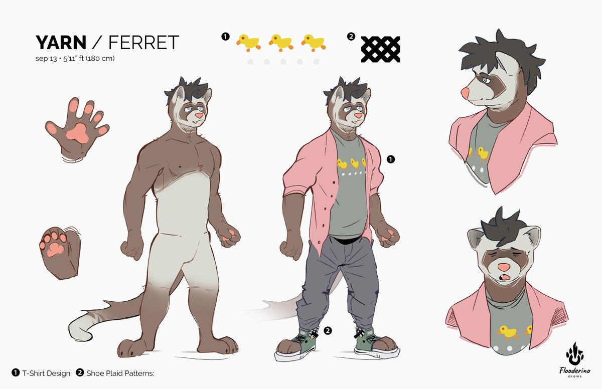 yarnferret's tweet image. Ferret time >:3c Pronouns are they/them. They're sleepy, cuddly, and ready to make some plushies!