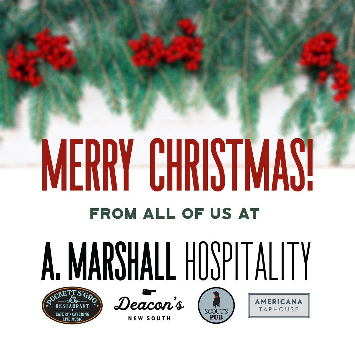 From our family to yours, we wish you a very Merry Christmas &amp; a Happy New Year! 🎄✨ Thank you for your continued support this past year; we look forward to serving you in 2021! ❤️
