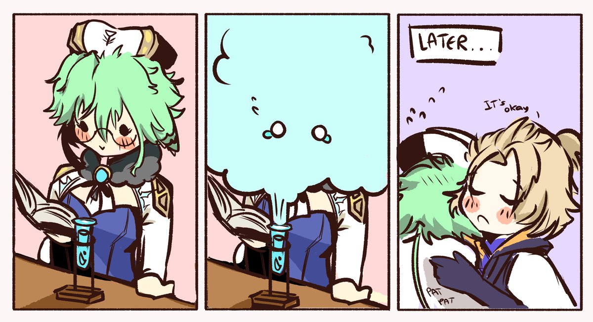 sometimes stuff doesn't turn well but u always have your favorite alchemist to support you
#GenshinImpact