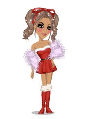 msp_zozo's tweet photo. Gotta have the tacky look for Xmas day. Also the fur looks pink but I’m sure it was white. https://t.co/3ibJdLTpKd