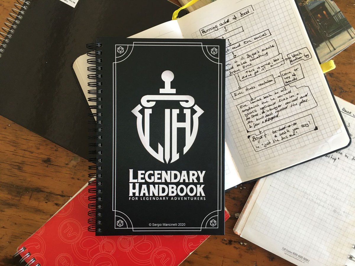 I had too many notepads for too many failed campaigns and dead PCs. #DnD #dnd5e #dungeonsanddragons #TTRPG