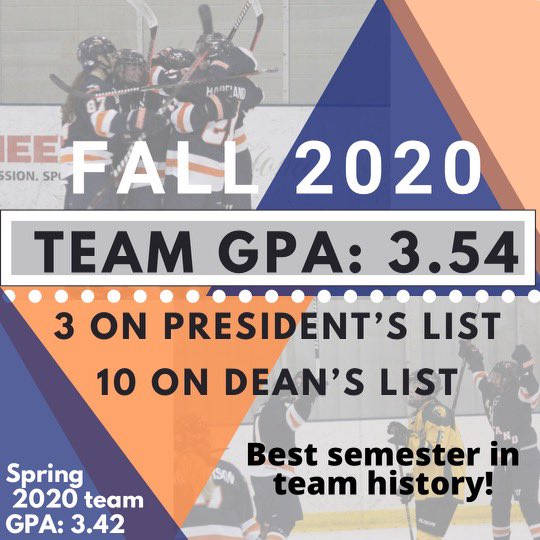 Midland_WHKY's tweet photo. We had so much success in the classroom this semester as a team and we finished with the best semester in team history! Congrats to all of the girls that made Dean’s or President’s List! 💙🧡 https://t.co/xLrMVvhxF9