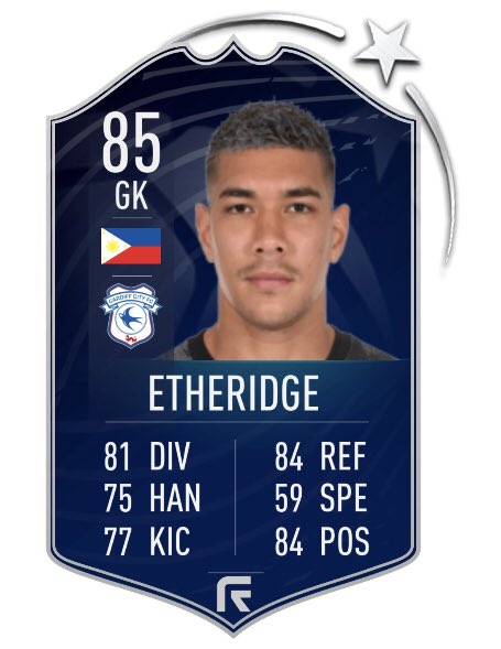 GK: ETHERIDGEthe only shining light in a naff Cardiff side during the 18/19 season. if you didn’t have him in your fantasy team you were doing it wrong