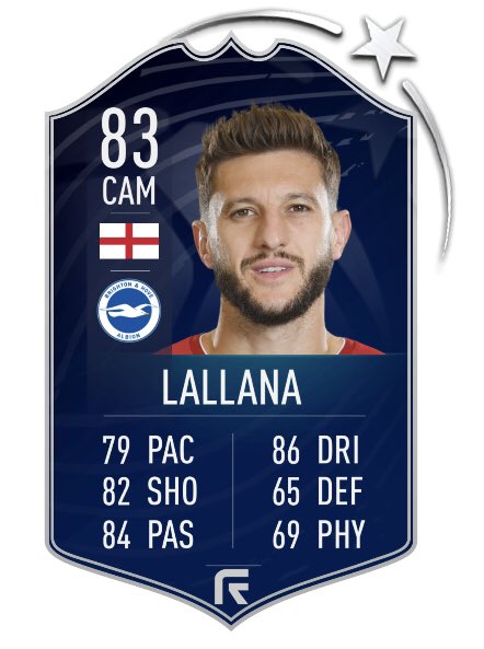 CAM: Adam Lallananatural talent. that’s all i need to say. an incredible 16/17 season puts him on my list