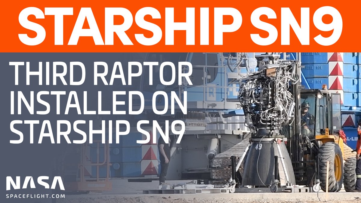Uzivatel Chris B Nsf Na Twitteru With Starship Sn9 Now On The Launch Mount The Third Raptor Sn49 Was Received Ahead Of Testing Starship Sn10 Is Now In The High Bay