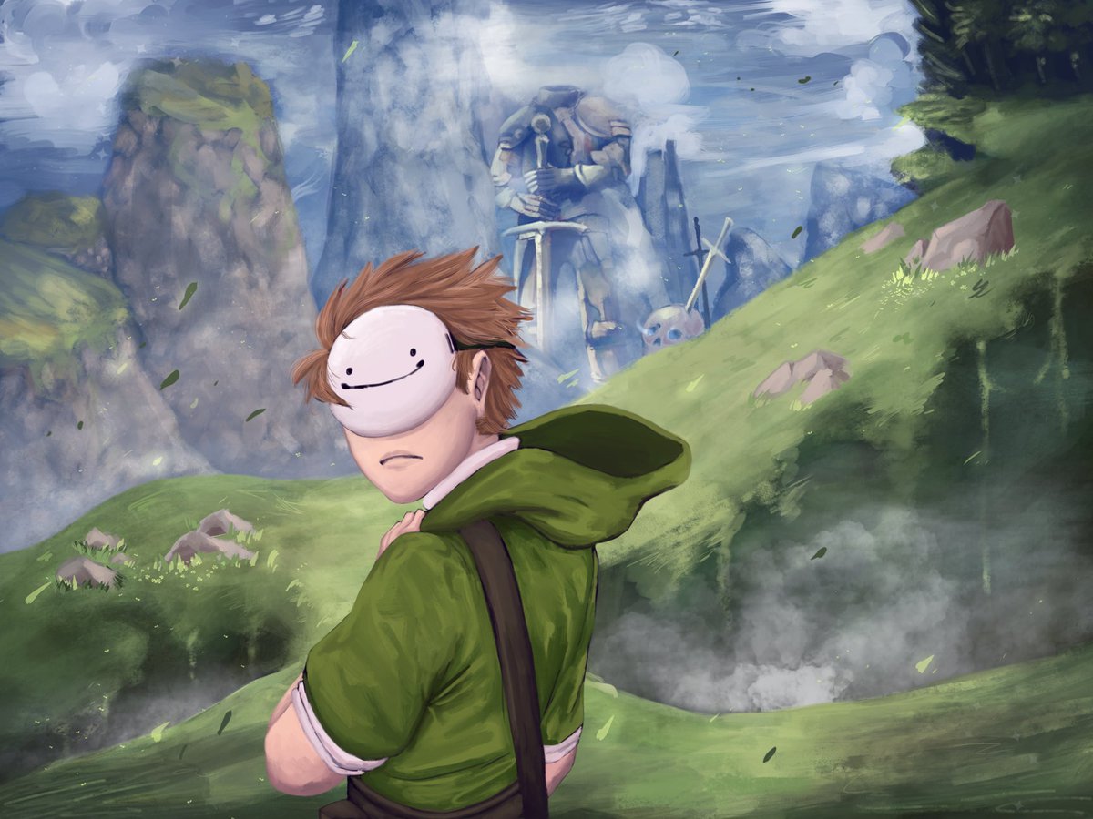 finished collab with <a href="/midheavenly/">LILY 🌺</a> !
had so much fun working on this piece 
#dreamfanart