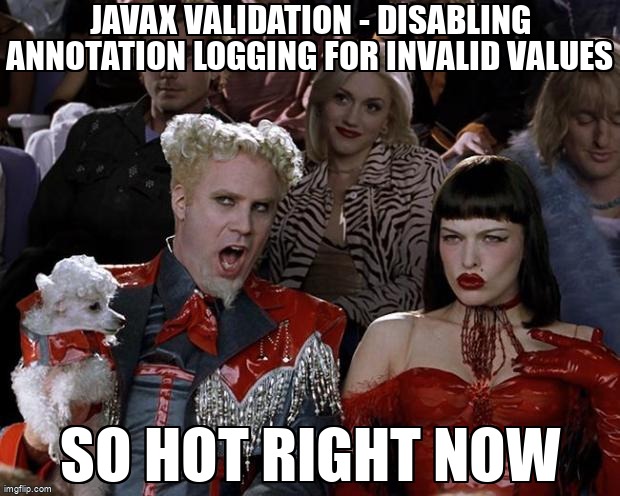 overflow_meme's tweet image. Javax Validation - Disabling annotation logging for invalid values stackoverflow.com/questions/6541… #javaxvalidation #java #springannotations #spring #annotations