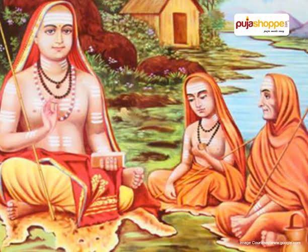ADI SHANKARA AND HASTAMALAKA:HASTAMALAKA STOTRAMOnce Adi Shankara was passing through a village Sri Bali (Shivalli, near Udupi). The village had a pious Brahmin named Prabhakara whose 13 year old son never spoke a word.Adi Shankara saw the child sitting outside his house.