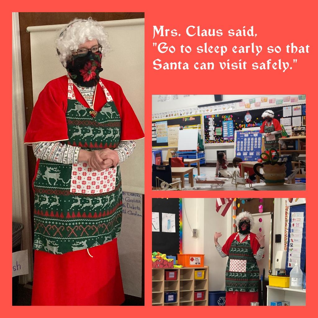 OLCSchool's tweet photo. Mrs. Claus stopped by all the pre-K classes with an important message from her husband: All children must go to sleep early on Christmas Eve, so that Santa can visit. He has a lot to do because the Nice List is very long this year!
#OLCpride #OLCthePlacetoBe #rcan #OLCcares https://t.co/xKwYwGE6JU