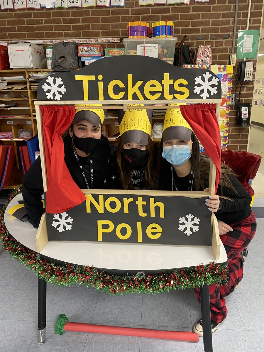 Mrs_Lucito's tweet photo. 🔔 ALL ABOARD the Pre-K Polar Express! 🚂 What a fun last day before holiday break! #PolarExpressDay #PreKLearners #MineolaProud #MineolaTogether @MeadowDrMineola https://t.co/O2p2cY1M02