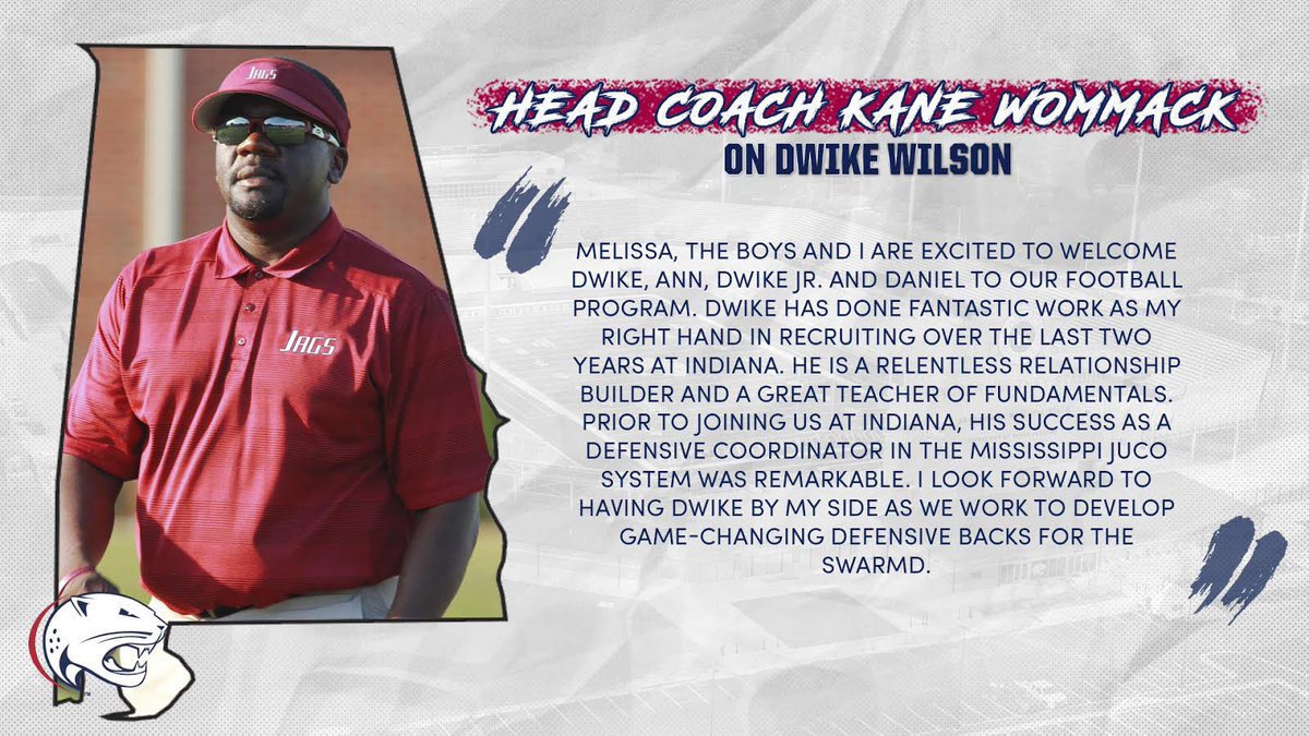 Head Coach <a href="/KaneWommack/">Kane Wommack</a> is excited about his defensive staff - <a href="/coreybatoon/">Corey Batoon</a>, <a href="/CoachWindham/">Will Windham</a> and <a href="/WilsonDwike/">Dwike Wilson</a>!

#LEO #SwarmD