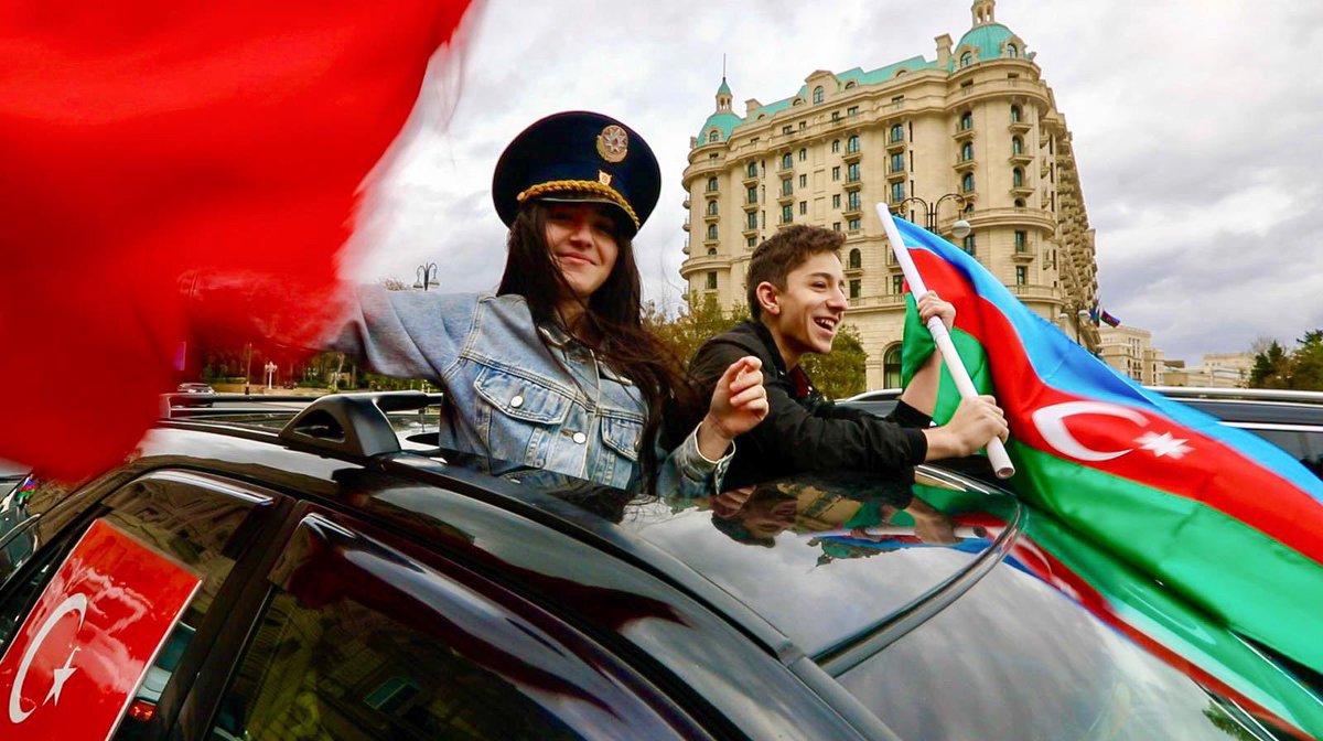 November 8* Azerbaijani army liberates the city of Shusha. Millions of Azerbaijanis celebrateNovember 9* Russian helicopter shot down above Armenia, Azerbaijan admits tragic mistake