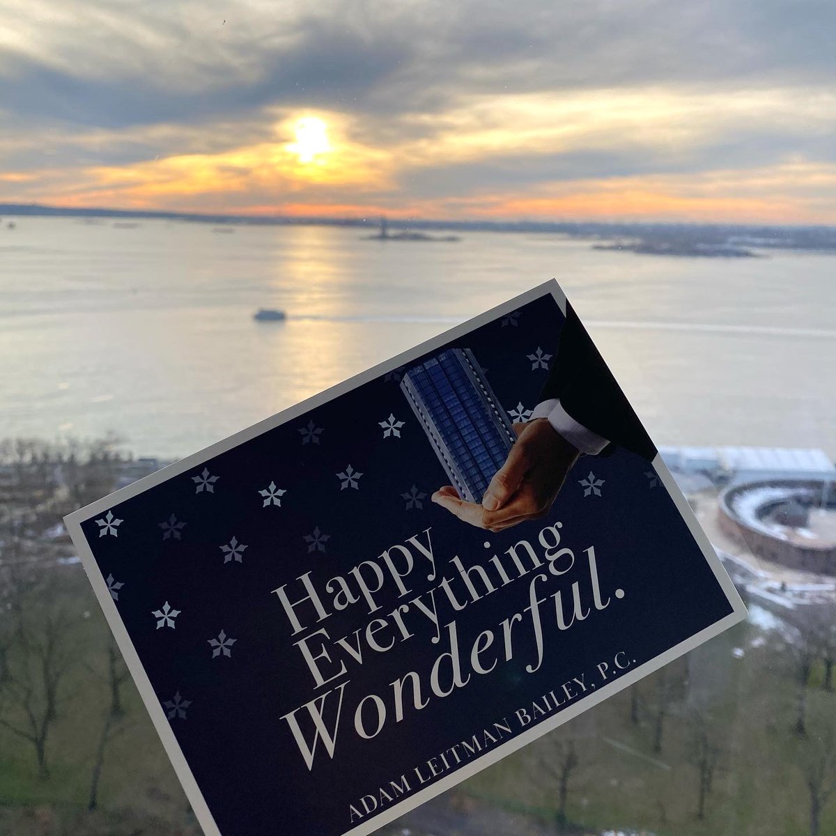 Tis’ the season to be thankful. From our office to your home, Adam Leitman Bailey, P.C. wishes everyone a safe, healthy, and happy holidays. 

#happyholidays2020 #ThankfulNoMatterWhat  #HappyNewYear2021 #HealthyAtHome  #SafetyFirst