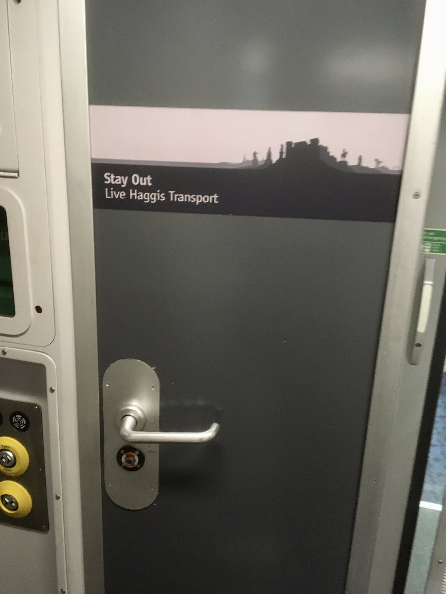 1daviddavies's tweet photo. @DMcIntyreWWE @IrvineWelsh on the train to Edinburgh and spot a sign which could only happen in Scotland and I though was a good laugh 😂😂 https://t.co/HS5QzZO08g