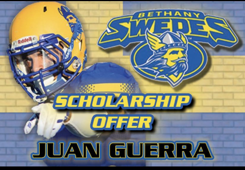 After a great talk with Coach Snyder I am blessed to to receive my second offer from Bethany College.Thank you all my Coaches, Family, and Friends for supporting me <a href="/SwedesFB/">Bethany Football</a> <a href="/QBcoachsnyder/">QBcoachsnyder</a> <a href="/CoachGainesRec/">CG Recruiting</a>