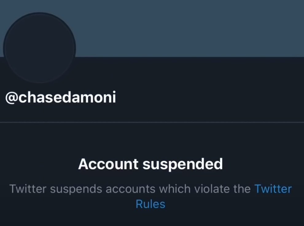 also, as soon as someone tweeted a screenshots of his PUBLIC racist tweets, they got suspended. Suspicious...