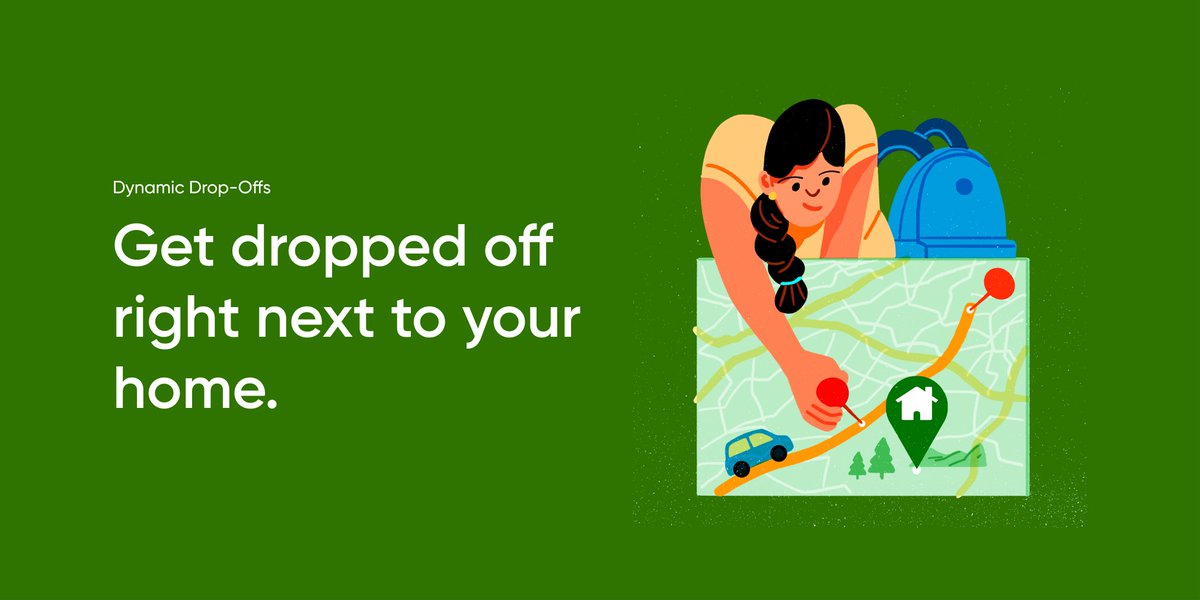 HitchTravel's tweet photo. We've all experienced that frustrating moment when you’re sitting on a bus and you pass your home just to arrive at the bus station. This is why we launched Dynamic Drop-Offs earlier this year. Enjoy the comfort of being dropped off along your route, close to home, and for free. https://t.co/YQlfT41rfx