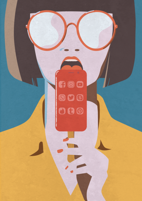 thexbrandlab's tweet photo. Is your social media irresistibly delicious? 
Artwork by J Keslassy #socialmediaagency https://t.co/kXewJARCc1
