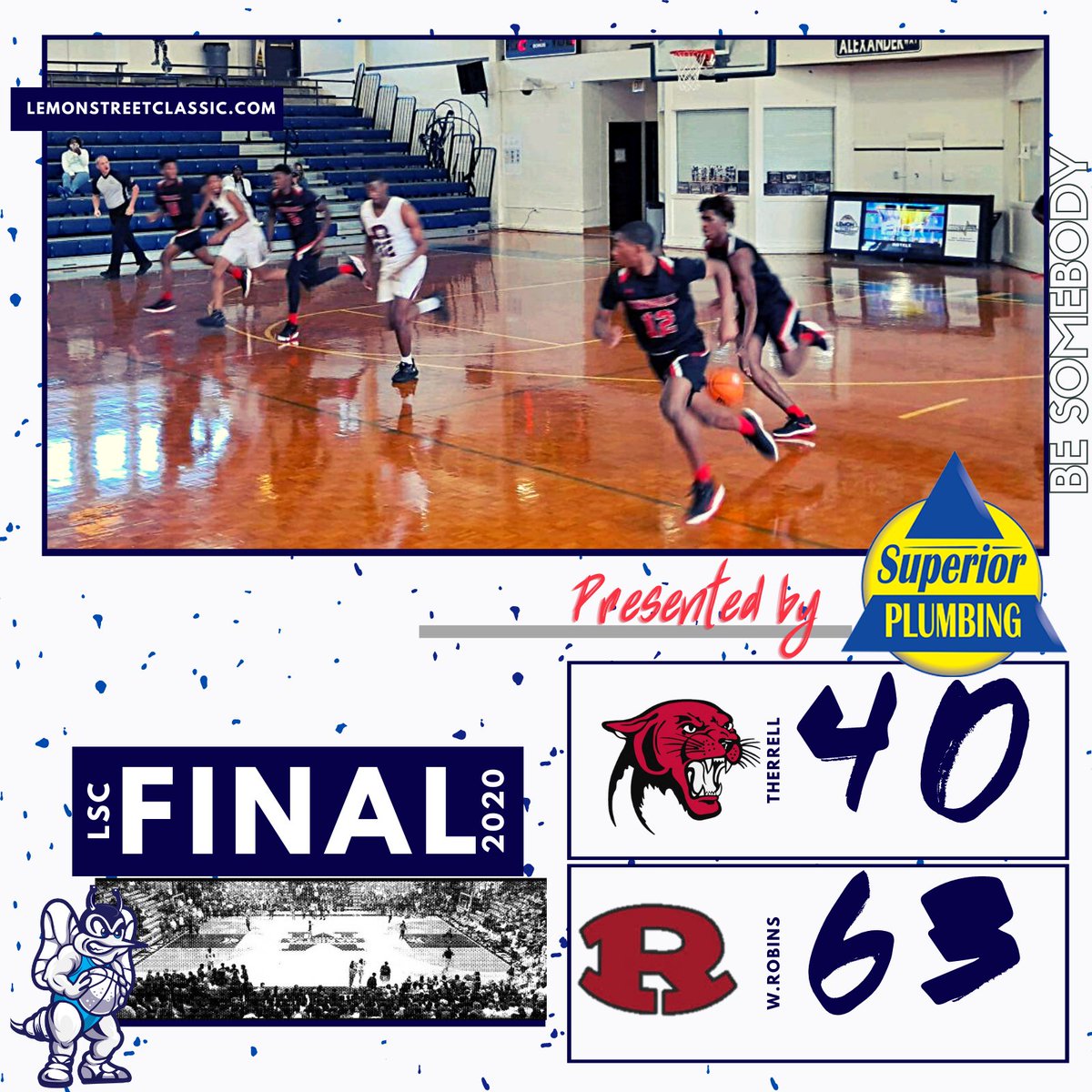 LemonStClassic's tweet photo. Scores from yesterday's final day! All-Tourney team coming soon. Bracket MVPs to be named!
The #LSC2020π was presented by @PlumbSuperior
#BeSomebody https://t.co/3joW8sF2sS