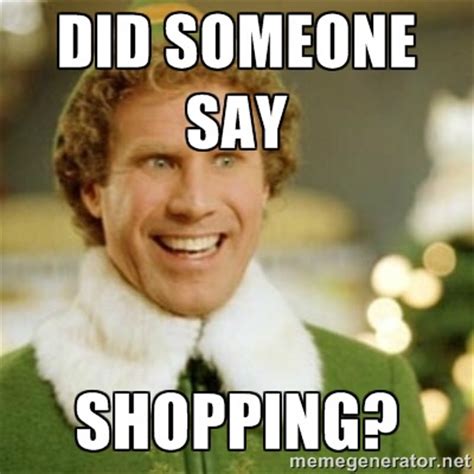 It's Christmas Eve Eve!! While Buddy the Elf loves to smile all the time, there's nothing too fun about last-minute shopping! Are you ready for the holidays? 🎄❄️