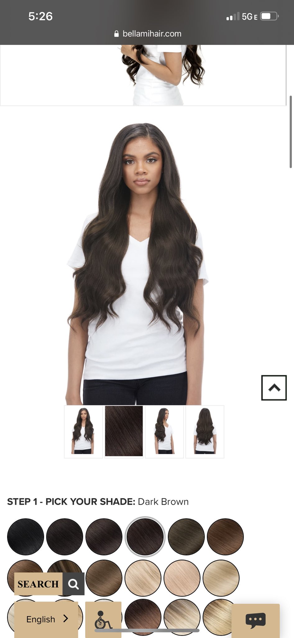 1 pic. For my Christmas gift, I’d like some new 100 percent remy hair extensions in dark brown from @BellamiHair