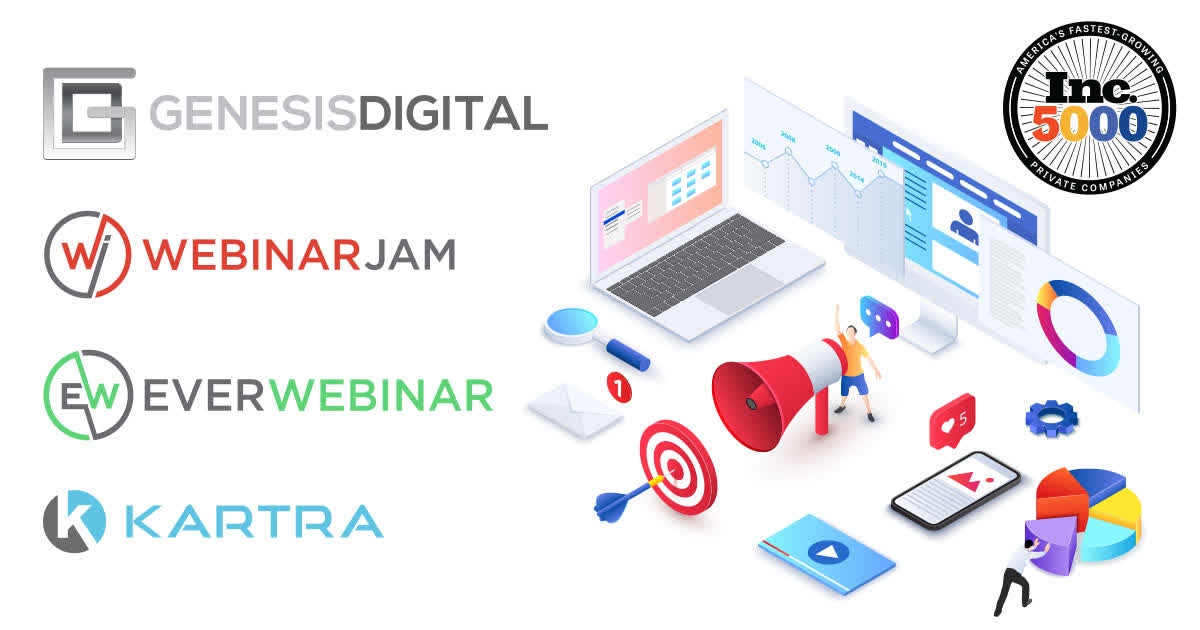 KartraOfficial's tweet photo. Genesis Digital’s founder Andy believed clunky technology shouldn’t get in the way of your message. ❤️
Check out the tech tool created by Andy’s legendary vision for digital marketing.
https://t.co/0OAwxMgF9I
#inc5000 #saas #genesisdigital https://t.co/bjTwUdNcWV