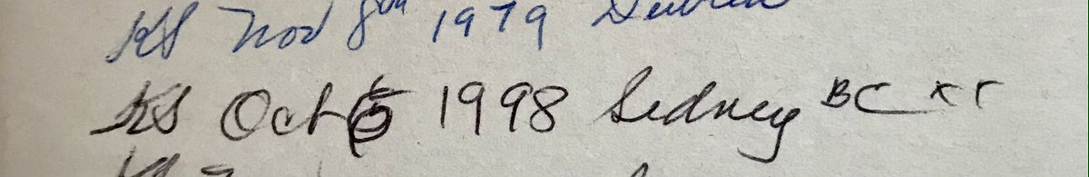 On April 20, 1994, Herald died in Sidney, at the age of 92. On October 6, 1998, Kathleen finished re-reading the Dawn Treader, including Herald’s notes about Kwashi Koji, and King Arthur, and his inscription to her at the end. She wrote back to him, with kisses. xx22/