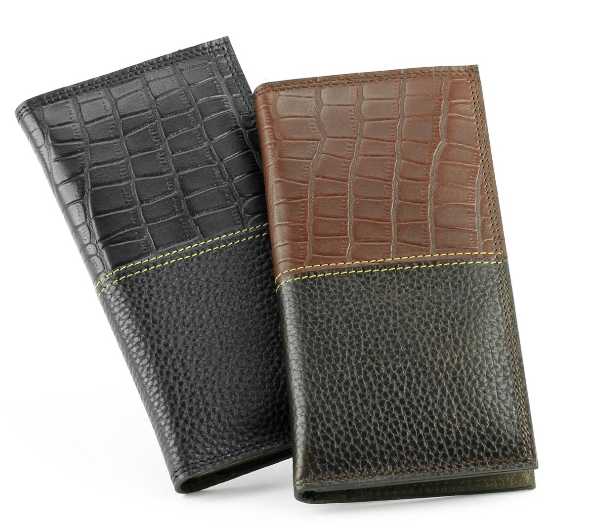 RivetBurr's tweet photo. Tooled Gator Print and Pebble Grain Rodeo Wallet with Leather Inlay, Men's leather long wallet, slim wallet, Gift for him, Western Wear https://t.co/tXYXmS7mhT #RivetandBurrLeather #Etsy #CrocPrint https://t.co/hzpmsrgBHA