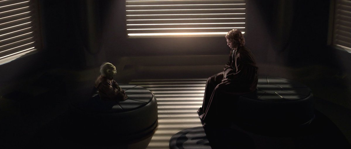 When Anakin goes to Yoda for spiritual support, mortified Padme might die, Yoda responds: "Train yourself to let go of everything you fear to lose." If Yoda had a more nurturing & accepting hand, Anakin never would've become Darth Vader. Instead, it's a culture of Catholic Guilt.