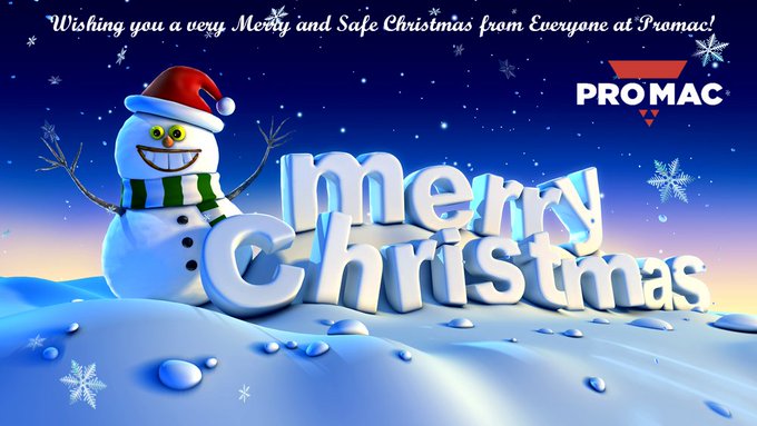 Promaconline's tweet photo. Wishing a Happy Christmas to our Staff, Partners &amp; Customers! https://t.co/bCxk7JAE10